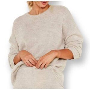 NASTY GAL CREAM/BEIGE SWEATER SZ.M EUC.